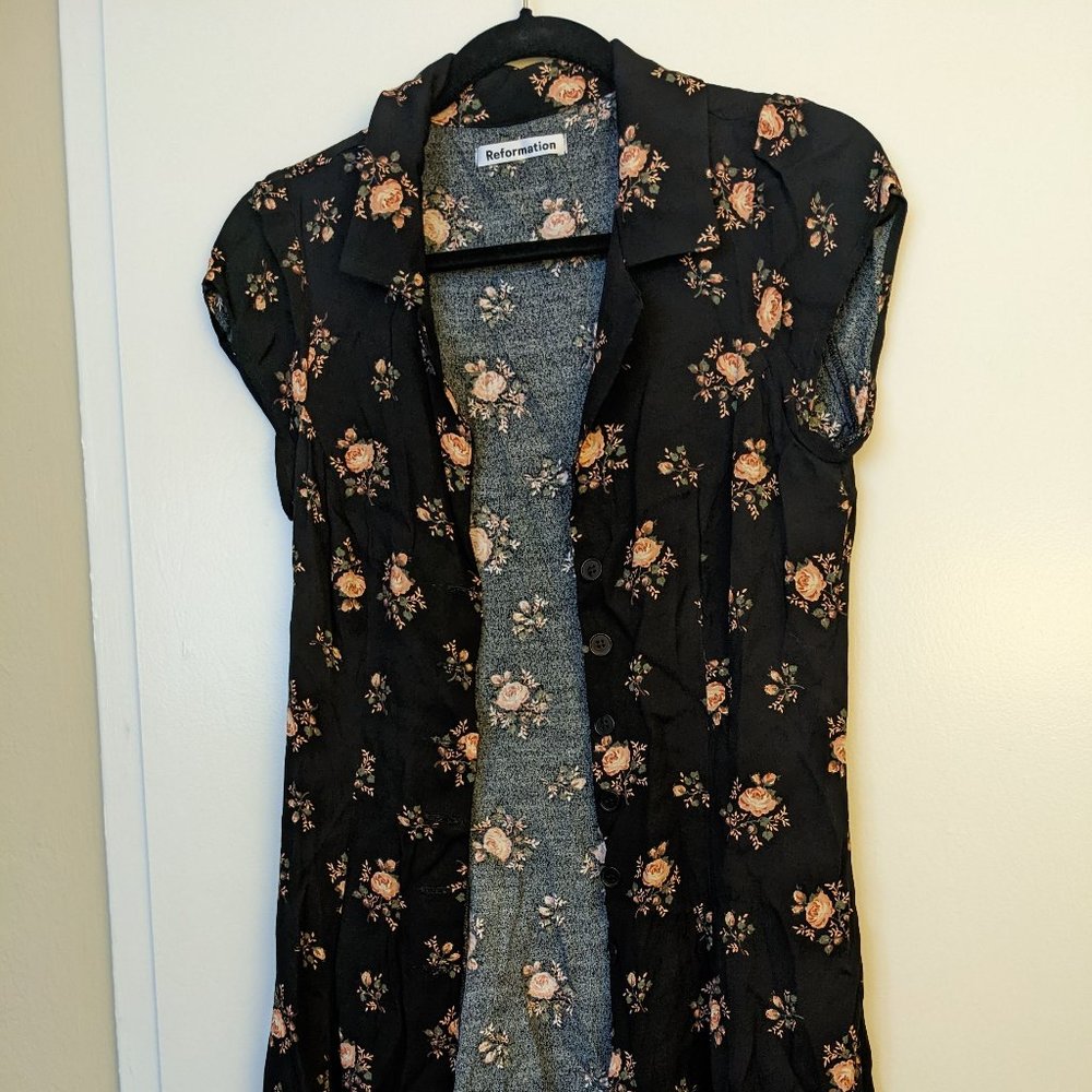 Reformation short dress size 6